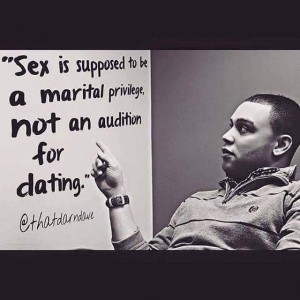 Sex is a marital privilege